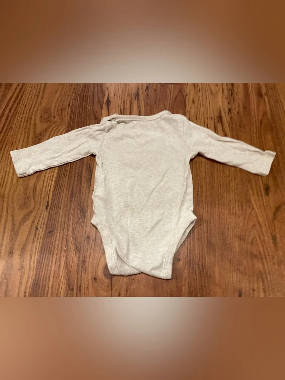 Old Navy Cream Long-Sleeve Baby One-Piece onesie Mom's Shining Star Graphic